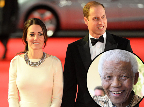 Catherine Duchess of Cambridge, Prince William, Kate Middleton, Nelson Mandella Catherine Duchess of Cambridge, Prince William, Kate Middleton, Nelson Mandella
